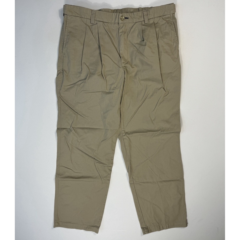 Duluth Trading Co Men’s 36x32 (36x31) Elastic Waist Khaki Work Office Casual